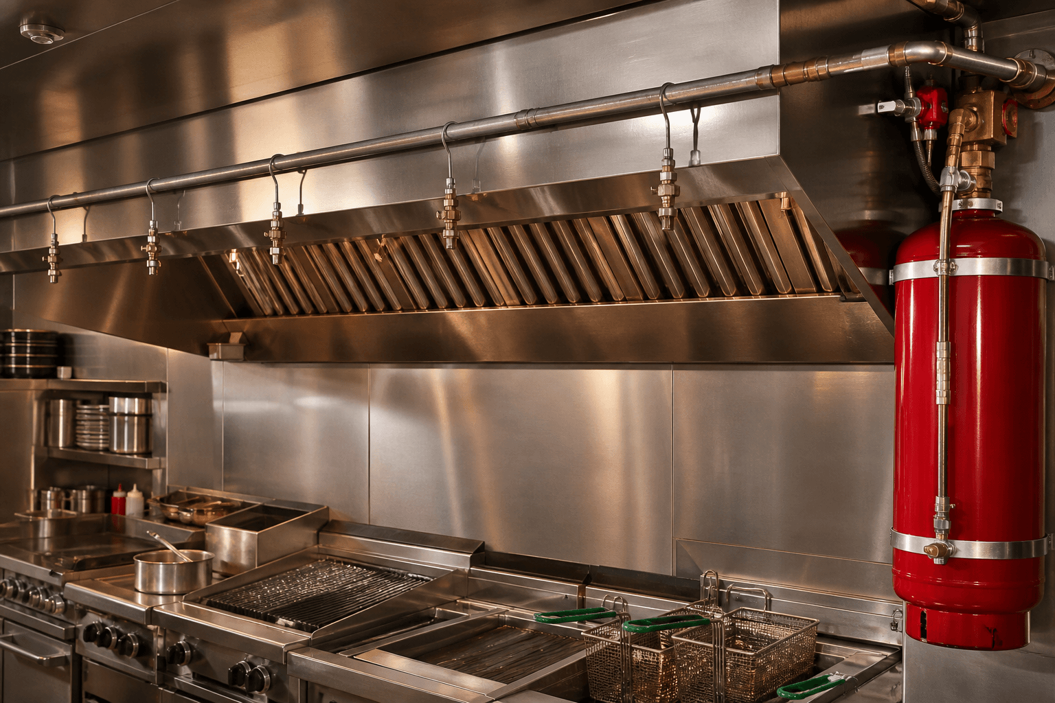 Ansul System Maryland | Inspection, Recharge & Install | (240) 771-3473 — commercial kitchen hood service