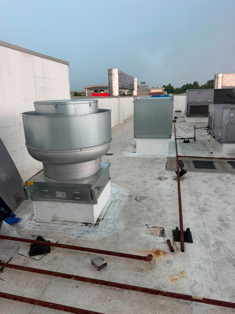 Kitchen Exhaust Hood Installation — commercial kitchen hood service