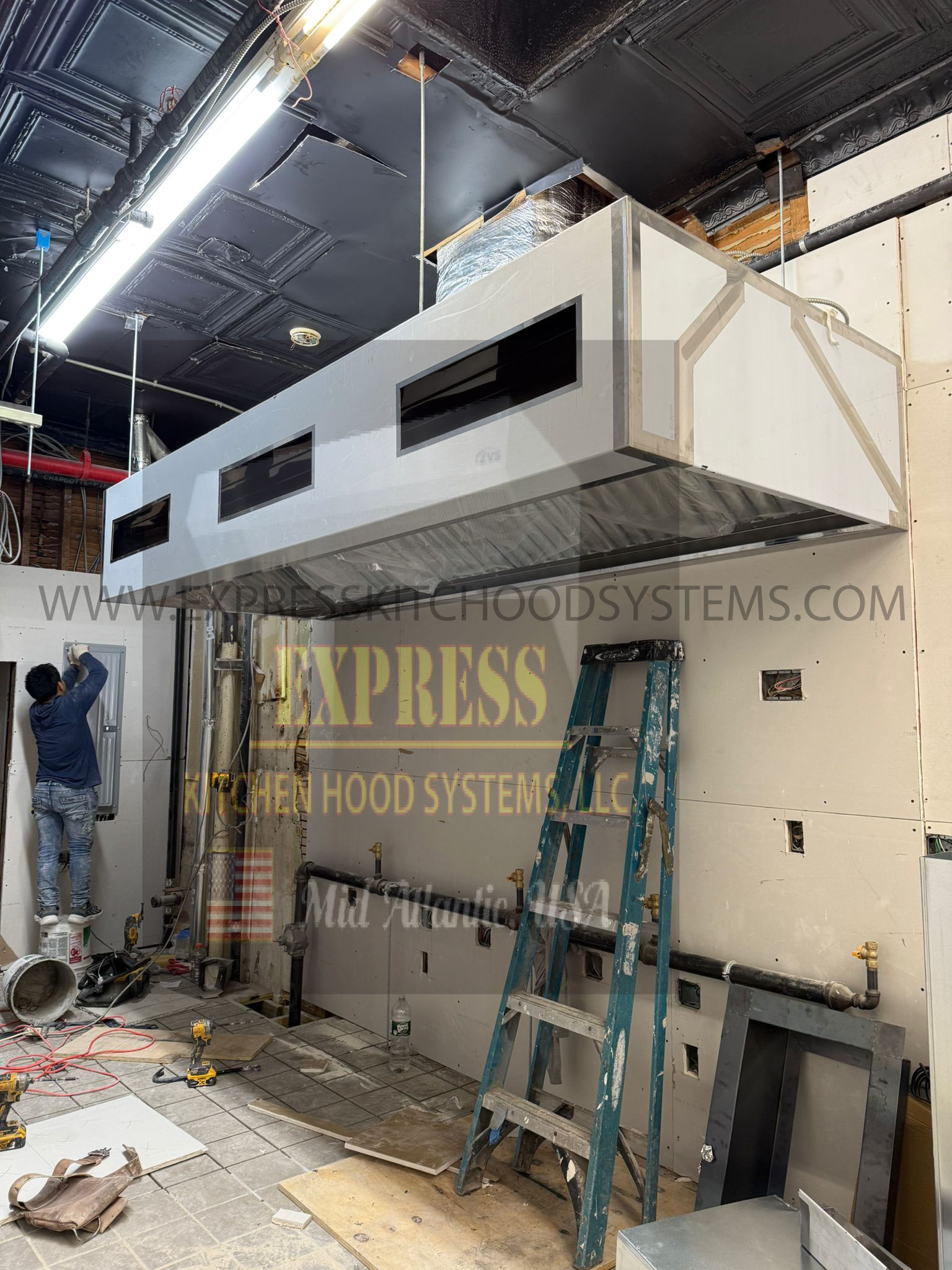 Commercial Kitchen Hood Installation Maryland — photo 2