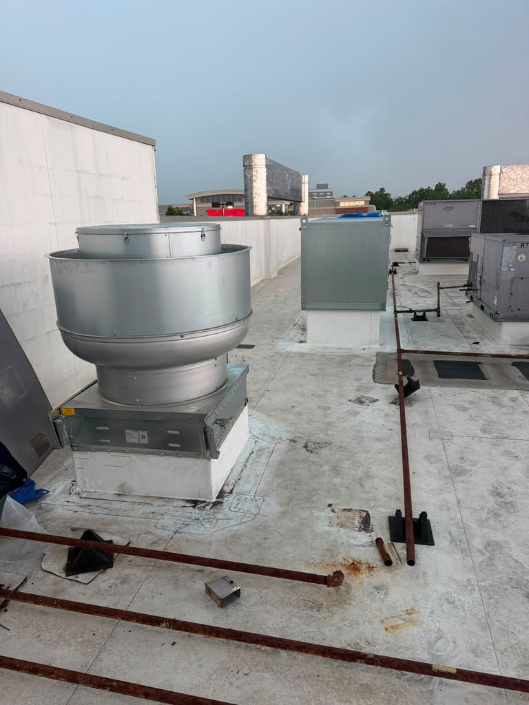 Kitchen Exhaust Hood Installation